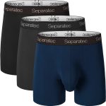 Separatec Men's 3 Pack Micro Modal Separate Pouches Comfort Fit Boxer Briefs - Image 9